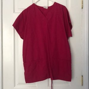 3/$30 Bright pink scrub set!